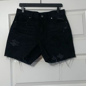 black old navy shorts size 6